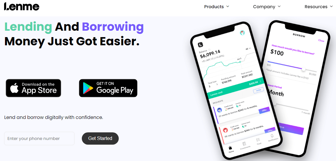 Lenme App Reviews - Peer-to-Peer Lending Platform
