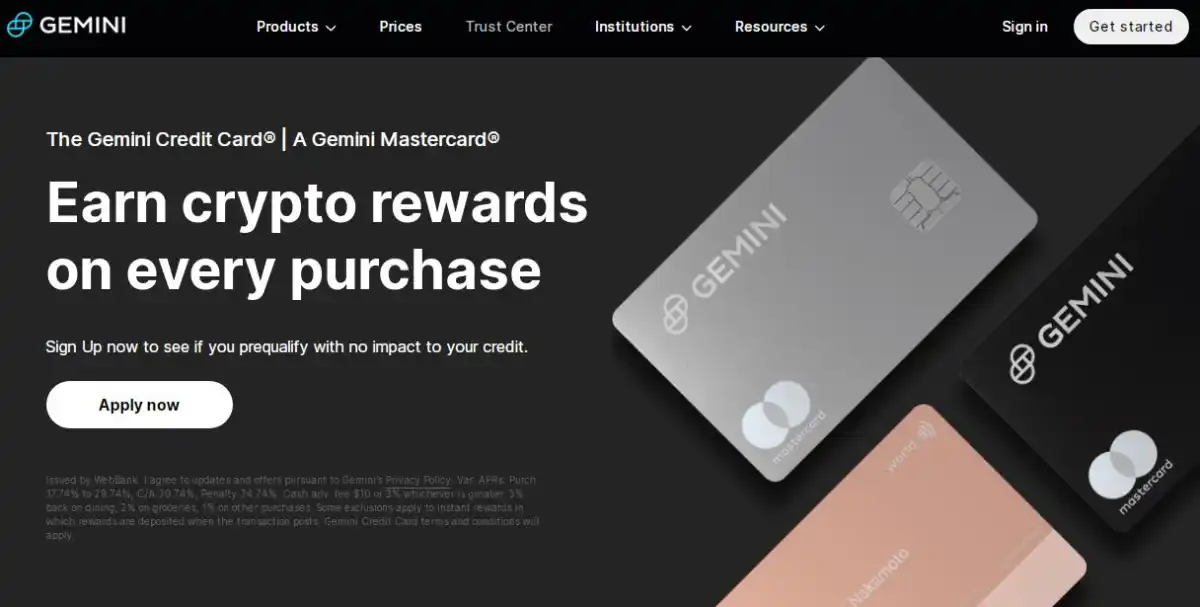 Gemini Credit Card Review